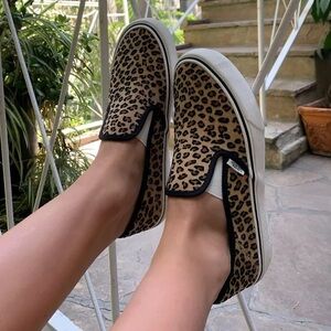 Cheetah Print Vans Size 7